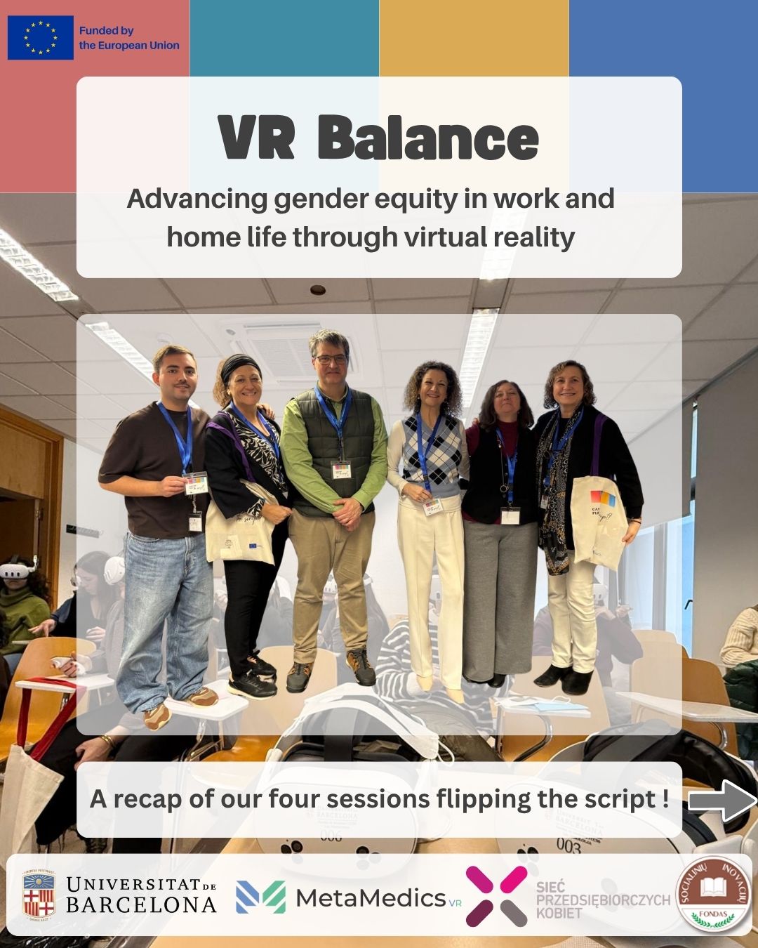 VR Balance – recap of four sessions flipping the script