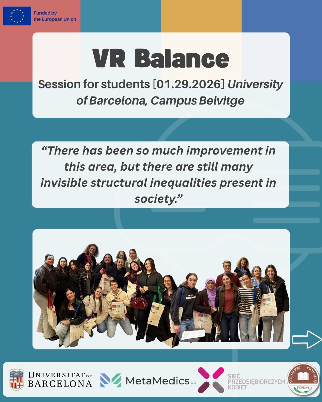 Students group photo and quote – 29 Jan 2026