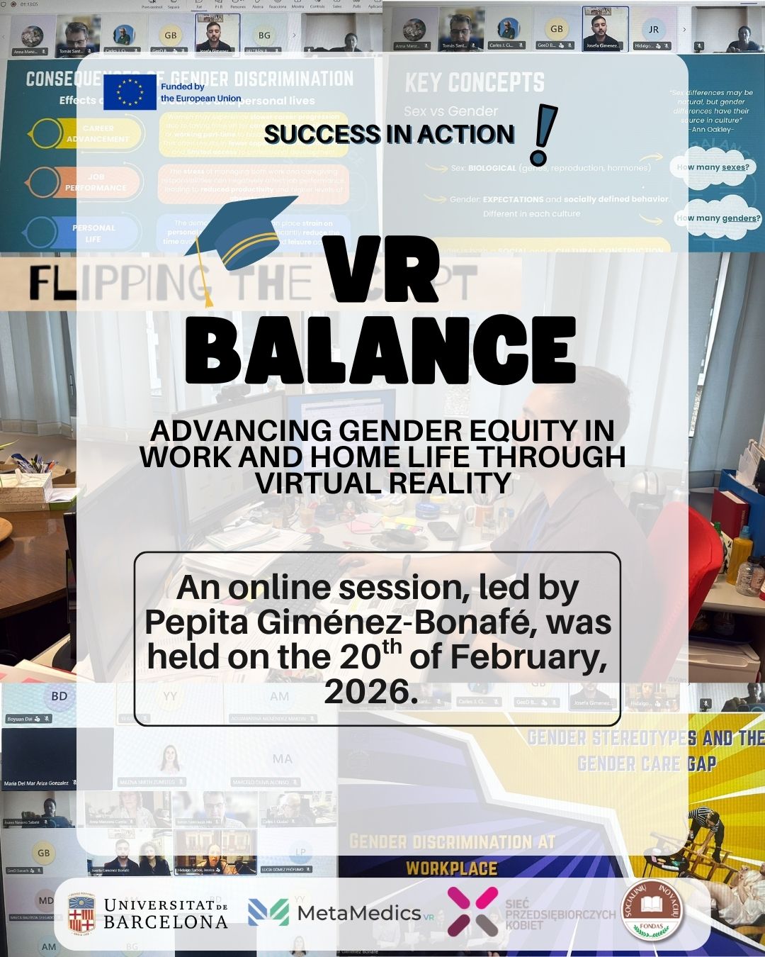 Screenshot from the online workshop