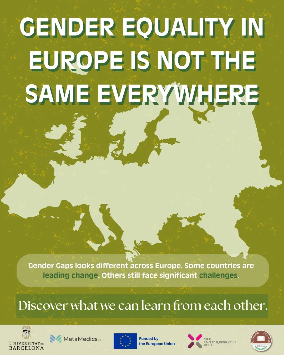 Gender equality in Europe is not the same everywhere — discover what we can learn from each other