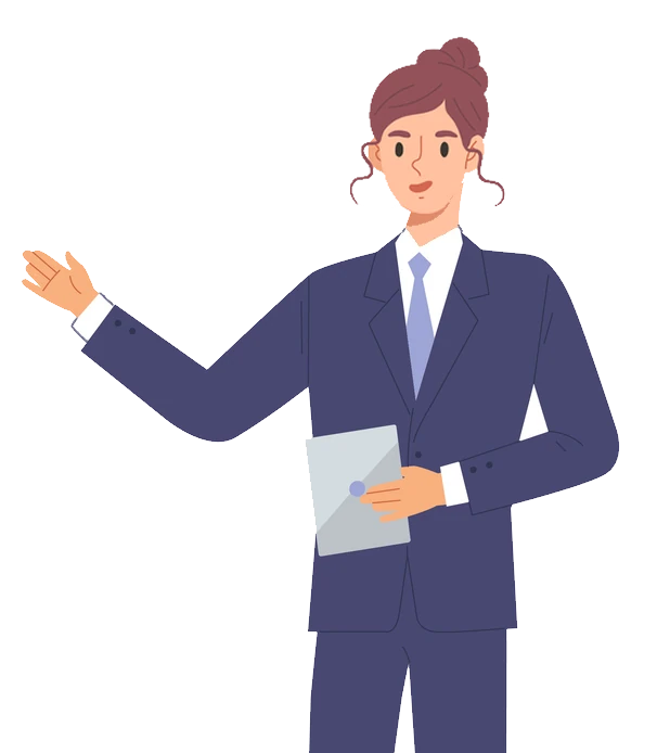Business leaders and HR handshaking